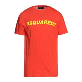【送料無料】 ディースクエアード メンズ Tシャツ トップス T-shirts Orange