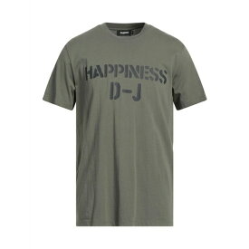 DESIGUAL デジグアル Tシャツ トップス メンズ T-shirts Military green