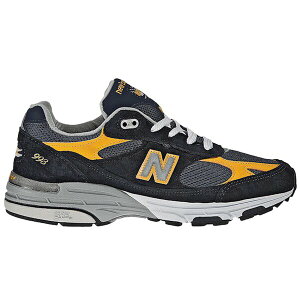 New Balance �j���[�o�����X �����Y �X�j�[�J�[ �yNew Balance 993 MiUSA Navy Yellow�z �T�C�Y US_10.5(28.5cm) Navy/Yellow