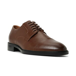 R[CbgXvO Y hXV[Y V[Y Men's Desmarais Almond-Toe Derby Dress Shoe Cognac