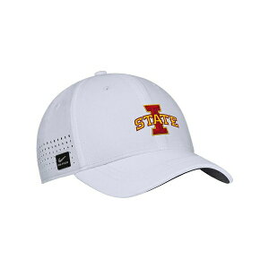 �i�C�L �����Y �X�q �A�N�Z�T���[ Men's White Iowa State Cyclones 2025On-Field Performance Flex Hat White
