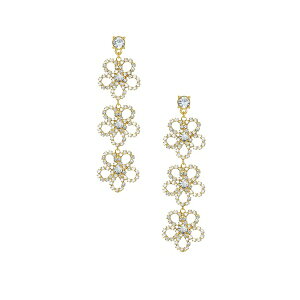 �G�e�B�J ���f�B�[�X �s�A�X���C�������O �A�N�Z�T���[ Flower Power Triple Drop 18K Gold Plated Earrings Gold