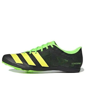 adidas �A�f�B�_�X �����Y �X�j�[�J�[ �yadidas Distancestar 'Black Yellow Solar Green' GY8414�z �T�C�Y US_8.5(26.5cm)