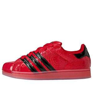 adidas �A�f�B�_�X �����Y �X�j�[�J�[ �yadidas x Sp5der Superstar 'Red Black Silver Metallic' KJ7005�z �T�C�Y US_M_4.5