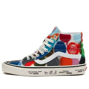 Vans �o���Y �����Y �X�j�[�J�[ �yVans SK8-Hi Wear-resistant Non-Slip Casual Skateboarding Shoes MULTI-COLOR VN0A38GF9XQ�z �T�C�Y US_9(27.0cm)