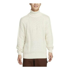Nike ナイキ メンズ スニーカー 【Nike Cable Knit Turtleneck Sweaters 'Beige' FB7771-072】 サイズ US_M_L