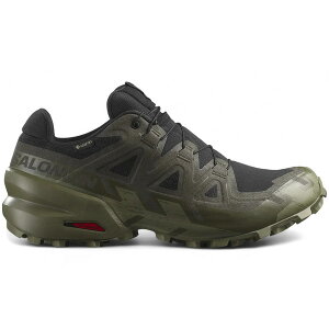 Salomon T Y Xj[J[ ySalomon Speedcross 6 Gore-Tex Black Peatz TCY US_M_13 Black/Peat/Deep Lichen Green