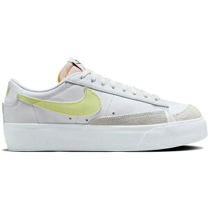 Nike iCL fB[X Xj[J[ yNike Blazer Low Platform White Life Lime (Women's)z TCY US_8.5(25.5cm) White/Team Orange/Black/Life Lime