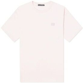 アクネ ストゥディオズ メンズ Tシャツ トップス Acne Studios Exford Face T-Shirt Pink