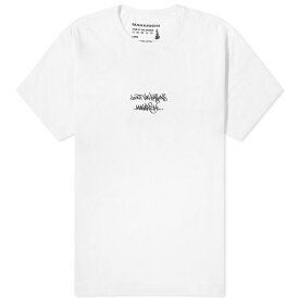 マハリシ メンズ Tシャツ トップス Maharishi Kay One Distorted Dragon T-Shirt White