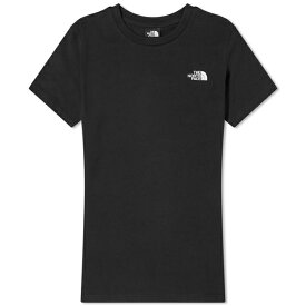 ノースフェイス レディース シャツ トップス The North Face Simple Dome Short Sleeve T-Shirt Black