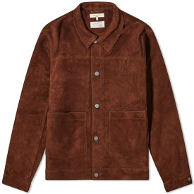 ヌーディージーンズ メンズ ジャケット＆ブルゾン アウター Nudie Jeans Co Dante Suede Jacket Brown