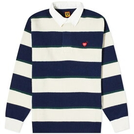 ヒューマンメイド メンズ ニット&セーター アウター Human Made Rugby Knit Sweater Blue