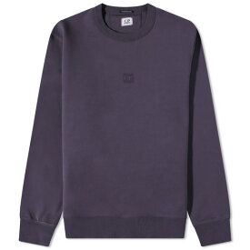 シーピーカンパニー メンズ パーカー・スウェットシャツ アウター C.P. Company Metropolis Tech Crew Sweat Blue