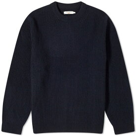 ヌーディージーンズ メンズ ニット&セーター アウター Nudie Jeans August Rib Wool Jumper Blue