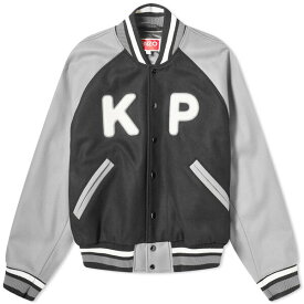 ケンゾー メンズ ジャケット＆ブルゾン アウター Kenzo Wool Varsity Jacket Black