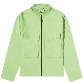 ポップトレーディングカンパニー メンズ ジャケット＆ブルゾン アウター POP Trading Company Boxer Nylon Ripstop Overshirt Green