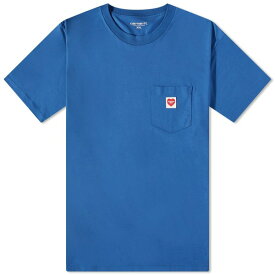 カーハート メンズ Tシャツ トップス Carhartt WIP Pocket Heart T-Shirt Blue