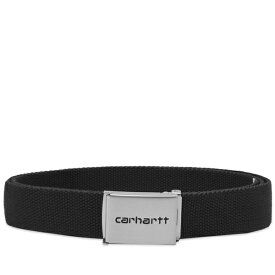 カーハート メンズ ベルト アクセサリー Carhartt WIP Chrome Clip Belt Black