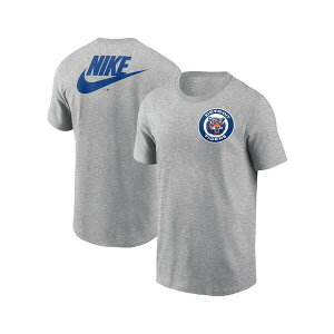 �i�C�L �����Y T�V���c �g�b�v�X Men's Heather Gray Detroit Tigers Cooperstown Collection Large Logo 2-Hit T-Shirt Heather Gray