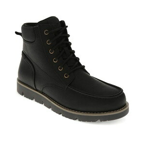 hbJ[Y Y u[c V[Y Men's Davis Rugged Lace-Up Chukka Boots Black