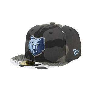 j[G Y Xq ANZT[ Men's Memphis Grizzlies Snow Camo 59FIFTY Fitted Hat Camo