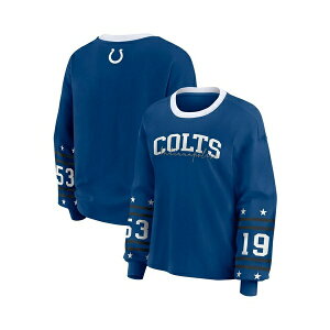 EFA oC GEAh[Y fB[X Jbg\[ gbvX Women's Royal Indianapolis Colts Sport Long-Sleeve T-Shirt Royal