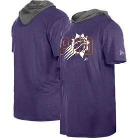 ニューエラ メンズ Tシャツ トップス Phoenix Suns New Era Active Hoodie TShirt Purple