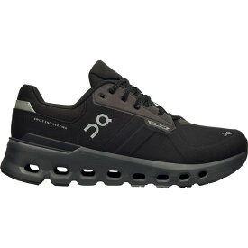 オン レディース ランニング スポーツ On Women's Cloudrunner 2 Waterproof Running Shoes Black/Magnet