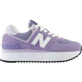 ニューバランス レディース スニーカー シューズ New Balance Women's 574+ Shoes Purple/Grey/White