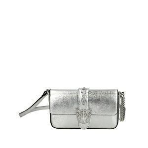 �s���R ���f�B�[�X �V�����_�[�o�b�O �o�b�O Embellished-buckle cross body bag Silver