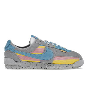 Nike �i�C�L �����Y �X�j�[�J�[ �yNike Cortez Union Light Smoke�z �T�C�Y US_5(23.0cm) Grey/Blue/Pink/Yellow