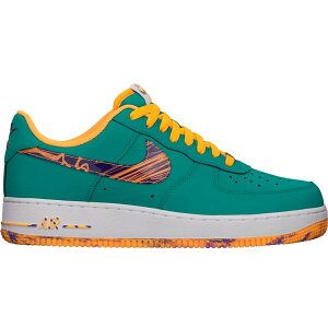 Nike �i�C�L �����Y �X�j�[�J�[ �yNike Air Force 1 Low Marbled Swoosh Turbo Green�z �T�C�Y US_M_13 Turbo Green/Purple Venom-Atomic Mango