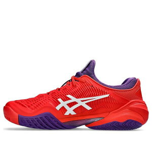 ASICS �A�V�b�N�X �����Y �X�j�[�J�[ �yASICS Court FF 3 Novak 'Classic Red White' 1041A361-600�z �T�C�Y US_7.5(25.5cm)