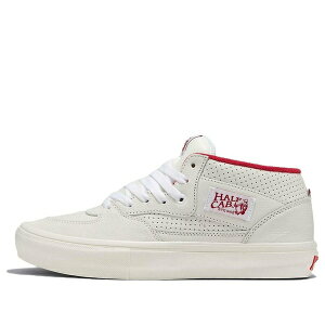 Vans �o���Y �����Y �X�j�[�J�[ �yVans Skate Half Cab Shoes 'White Red' VN0A5FCDYF9�z �T�C�Y US_M_4