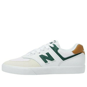 New Balance �j���[�o�����X �����Y �X�j�[�J�[ �yNew Balance 574 Vulc 'White Nightwatch Green' NM574VRP�z �T�C�Y US_7(25.0cm)