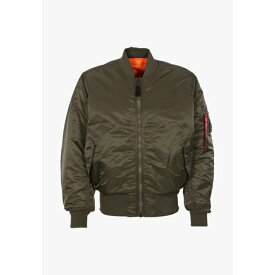 アルファインダストリーズ メンズ ジャケット＆ブルゾン アウター Bomber Jacket - dark brown