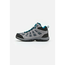 コロンビア メンズ バスケットボール スポーツ REDMOND III MID WATERPROOF - Hiking shoes - graphite/black