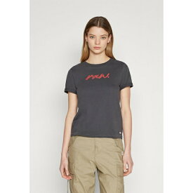 ジースター レディース Tシャツ トップス RAW DOT - Print T-shirt - grey asphalt
