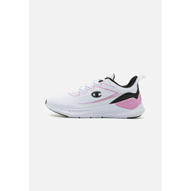 チャンピオン レディース テニス スポーツ NIMBLE - Training shoe - white/new black/grey/pink