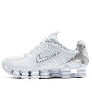 Nike �i�C�L ���f�B�[�X �X�j�[�J�[ �y(WMNS) Nike Shox TL 'White Silver' AR3566-100�z �T�C�Y US_W_14.5