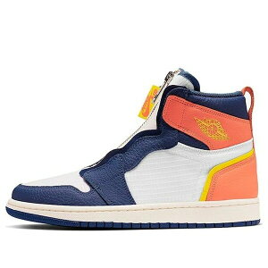 Jordan �W���[�_�� ���f�B�[�X �X�j�[�J�[ �y(WMNS) Air Jordan 1 High Zip 'Blue Void Citron' AQ3742-100�z �T�C�Y US_7.5(24.5cm)