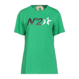 【送料無料】 ヌメロ ヴェントゥーノ レディース Tシャツ トップス T-shirts Green