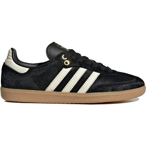 adidas �A�f�B�_�X ���f�B�[�X �X�j�[�J�[ �yadidas Samba Black Pony Hair (Women's)�z �T�C�Y US_5.5(22.5cm) Core Black/Crew White/Gum