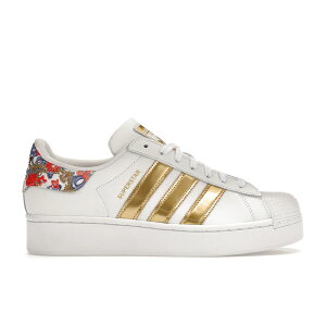 adidas �A�f�B�_�X ���f�B�[�X �X�j�[�J�[ �yadidas Superstar Bold HER Studio London Floral (Women's)�z �T�C�Y US_6(23.0cm) Cloud White/Cloud White/Supplier Colour