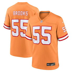 ナイキ メンズ ユニフォーム トップス Derrick Brooks Tampa Bay Buccaneers Nike Throwback Game Jersey Orange