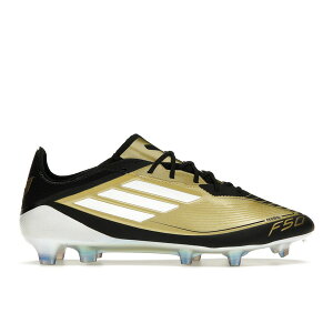 adidas �A�f�B�_�X �����Y �X�j�[�J�[ �yadidas F50 Elite FG Messi Triunfo Dorado�z �T�C�Y US_12(30.0cm) Gold Metallic/Footwear White/Grey