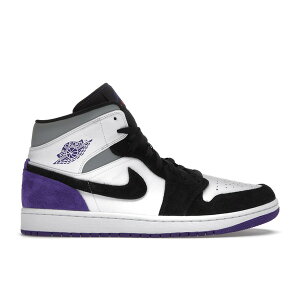 Jordan �W���[�_�� �����Y �X�j�[�J�[ �yJordan 1 Mid SE Purple�z �T�C�Y US_11.5(29.5cm) White/Black-Light Solar Flare Heather-Varsity Purple