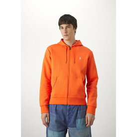 ラルフローレン メンズ パーカー・スウェットシャツ アウター LONG SLEEVE - Zip-up sweatshirt - orange flame