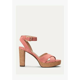 ラルフローレン レディース サンダル シューズ SASHA HEEL - Platform sandals - pink mahogany